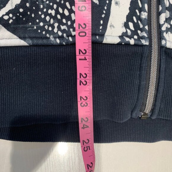 Lululemon Splash Scuba Hoodie Jacket Black White Paint - Women's Size 8 - Picture 6 of 8